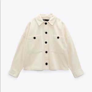 Short Corduroy Overshirt